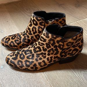 Sam Edelman leopard booties